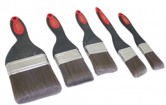 High Quality Paint Brushes with Soft Grip PVC Handle Size Option:1", 1.5", 2", 2.5", 4"