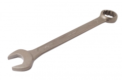 Industry Quality DIN3113 Natural Grey Jumbo Combination /Ring Open End Spanner Imperial SAE Size