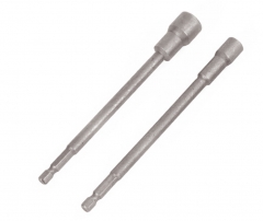 2pc-pk Long Magnetic Nut Setter Hex Socket Drive Option:6x100mm,10x100/150mmL