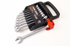 BLACK&DECKER 9pc Combination Open & Ring Spanner Wrench Set: Metric/Imperial SAE