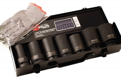 Selta Taiwan 7pc 1in. Dr Cr-Mo 6pt Deep Impact socket set: 24,27,30,32,36,41,46mm