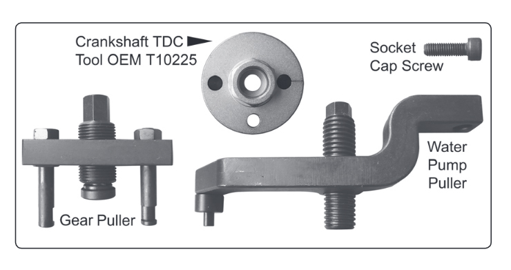 Calage distribution VAG 2.5 TDI PD VW Touareg / Transporter (ADJUSTMENT KIT  VAG 2.5 PD TDI) (Coffret outillage)