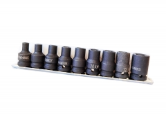 1/2" Dr. 4PT 4 Point Socket Set for Square Bolt Nut Pipe Plug Set: 5-13mm/4-19mm