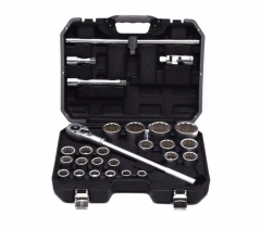 Harden 510827 27pc 3/4" Dr. 12PT Double Hex 19-60mm Socket Set