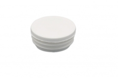 10pc-pack 38mm Dia White Soft Plastic Round Blanking End Caps Cover Pipe Tube Insert Seals