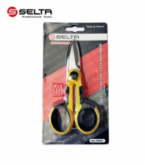Selta Taiwan Hi-Deluxe 125mm Stainless Steel Electrician Scissors Cutting Notch
