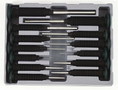 Force 5138 13pc Quakeproof & Safe Punch Set: Pin Taper Center Punch