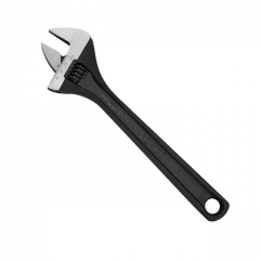 Force 649 Adjustable Wrench Black Plated Surface Gauged Jaw Shifter