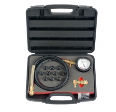 Force 912G1 Oil Pressure Test Kit: Gauge, Coupling Adapters, Shut-off Valve