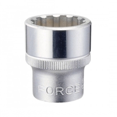 Force Taiwan 54Q.. 1/2" Dr. 12PT Female Torx Spline Gear Lock Universal Socket