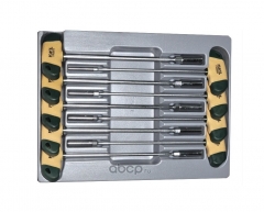 Force 2095 Hex Nut Driver 300mmL T Handle Wrench 9pc Set: 5, 6, 7, 8, 9, 10, 11, 12, 13 mm