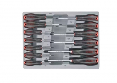 FORCE 2137T 13pc Star Torx Tamperproof Screwdriver Set: T5H-T45H