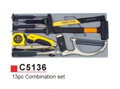 Force C5136 13pc Chisel Punch & Hammer Wrench & Pliers Set