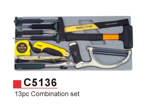 Force C5136 13pc Chisel Punch & Hammer Wrench & Pliers Set