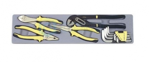 Force C5142 14pc Pliers & Shift Hex Key Wrench Set