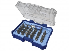 Faithfull UK Quick Change 25pc Bit Set: Slotted, Hex, Torx, Phillips Pozidriver