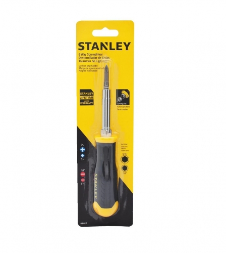 Stanley 68-012  6-in-1 Quick Change Interchangeable Screwdriver