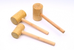 Double Face Wood Wooden Mallet Hammer for Carpentry Furniture 70mm