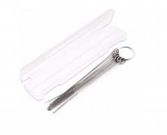 0.4-1.6mm Stainless Steel 10pc Oxyen & Acetylene Gas Welding Torch Nozzle Tip Cleaner Kit