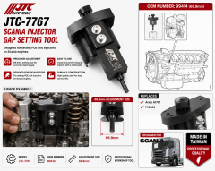 JTC-7767 Scania Injector Gap Setting Tool OEM Ref: 99414 | 66.9mm Injector Adjustment Tool