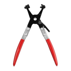 Ratchet Lock Swivel Jaw Straight Flat Band Type Auto Hose Pipe Clamp Pliers