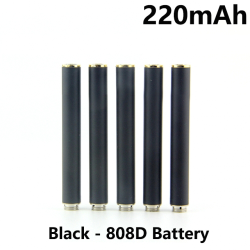 Black Color 220mAh 808D Auto Battery With Bottom Diamond