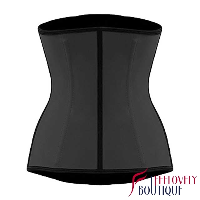 4 Steel Boned Latex Waist Cincher Corset