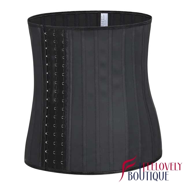 25 Steel Boned Latex Waist Trainer Corset