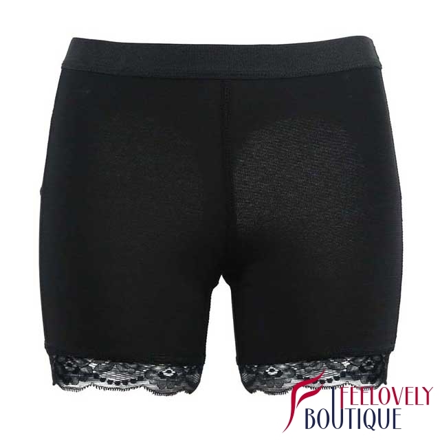 Lace Trim Booty Enhancer Hollow Out Butt Lift Underwear