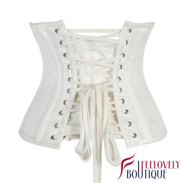 10 Steel Boned Lace Hourglass Corset