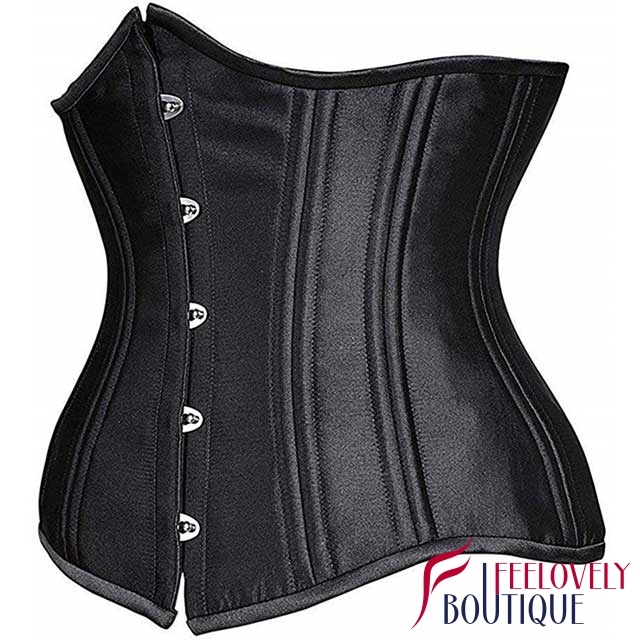 Satin Steel Boned Waist Training Corset