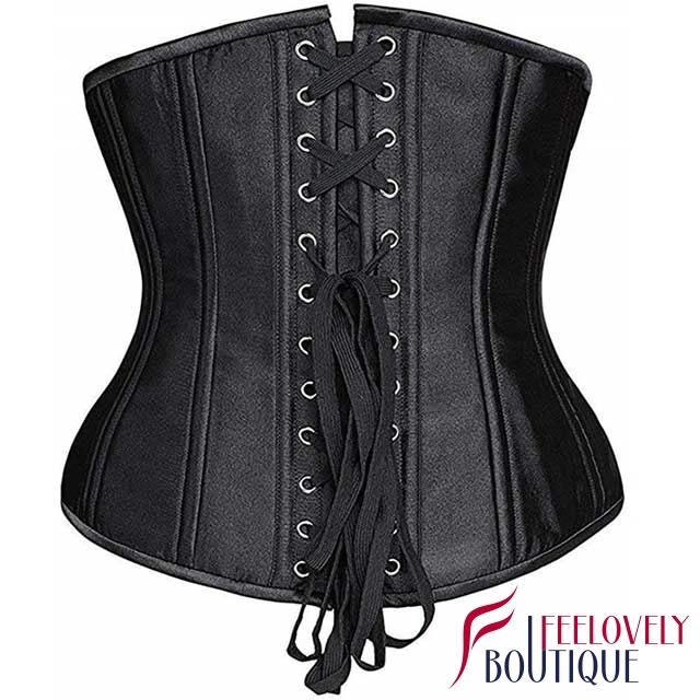 Satin Steel Boned Waist Training Corset