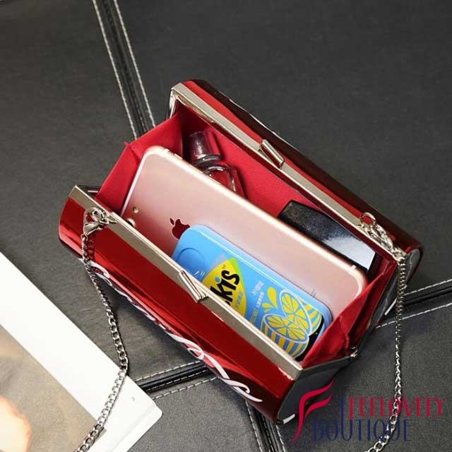 Cola Chained Crossbody Bag