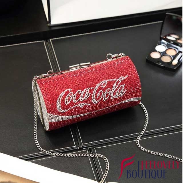 Cola Chained Crossbody Bag