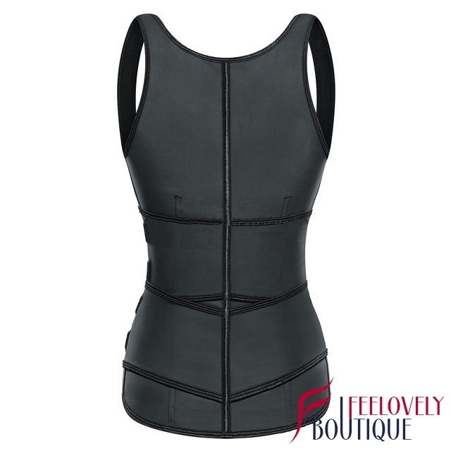 Compression Steel Boned Latex Shaper Trainer Vest