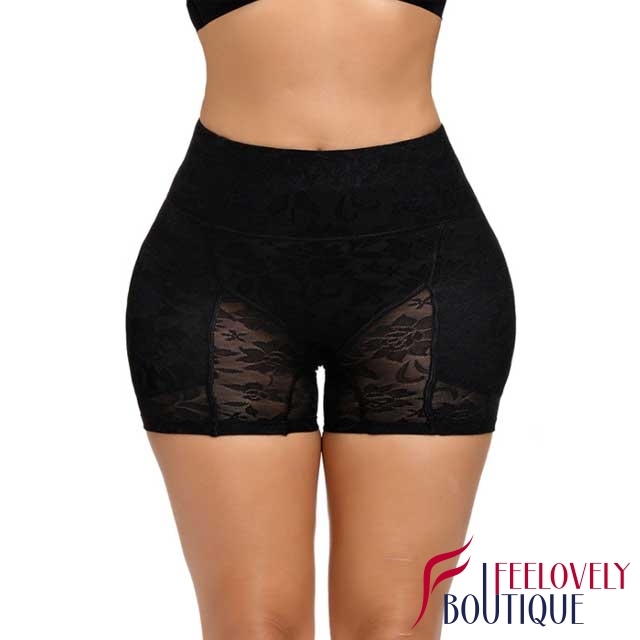 Lace High Waist Padded Butt Lift Panties