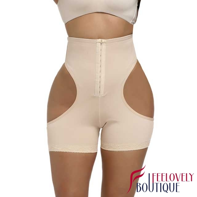 Hook And Eye High Waist Butt Lifting Panties