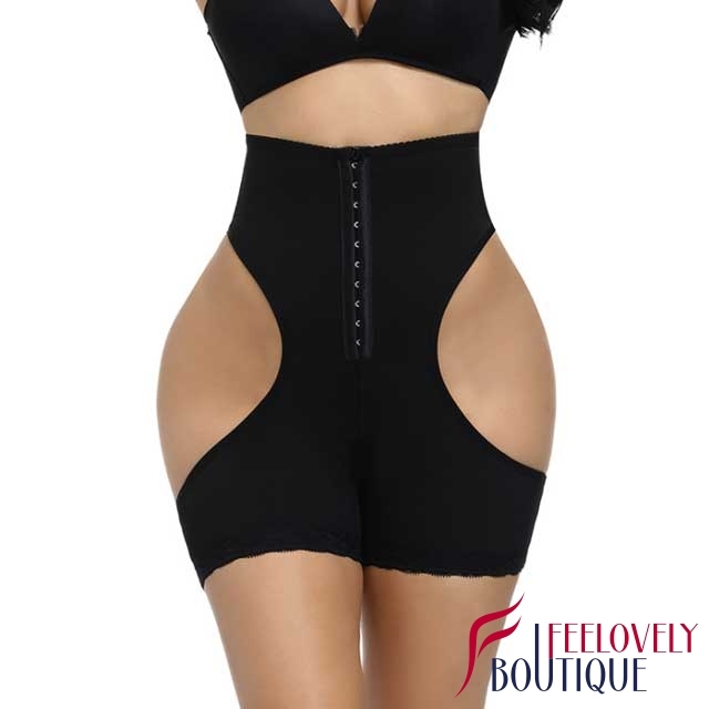 Hook And Eye High Waist Butt Lifting Panties