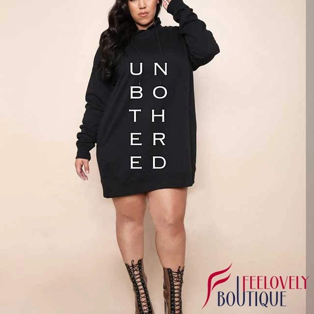 Plus Size Hoodie Dress