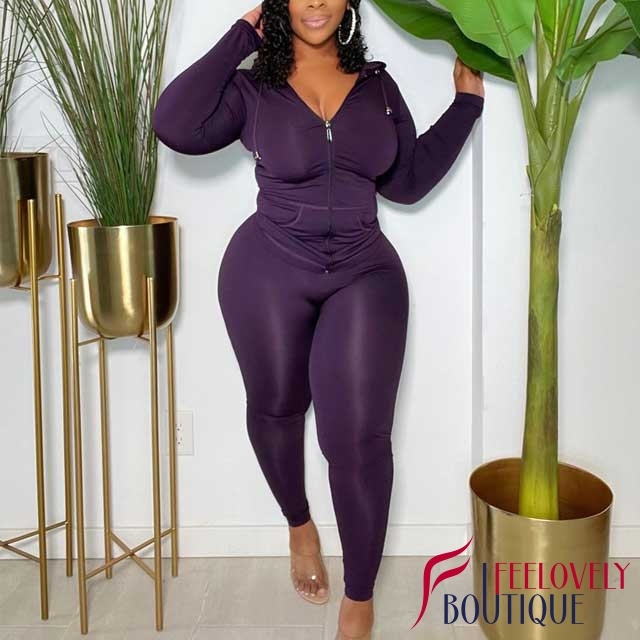 Plus Size Casual Jogging Suit