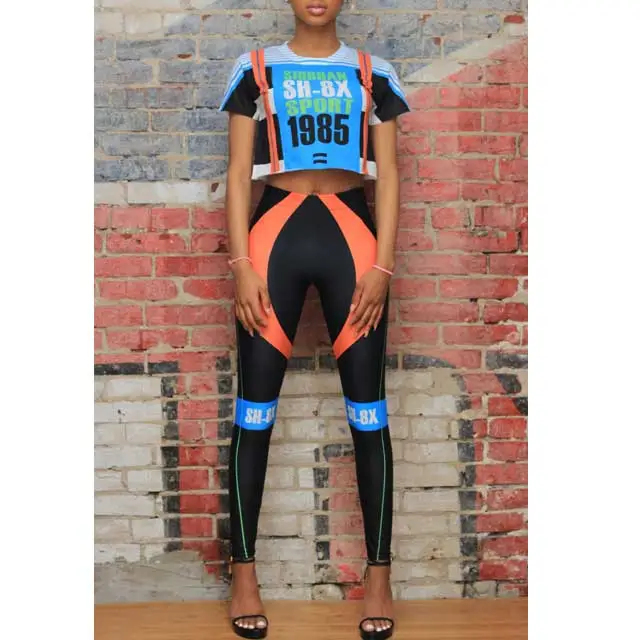 Printed Motorcycle Sports Suit