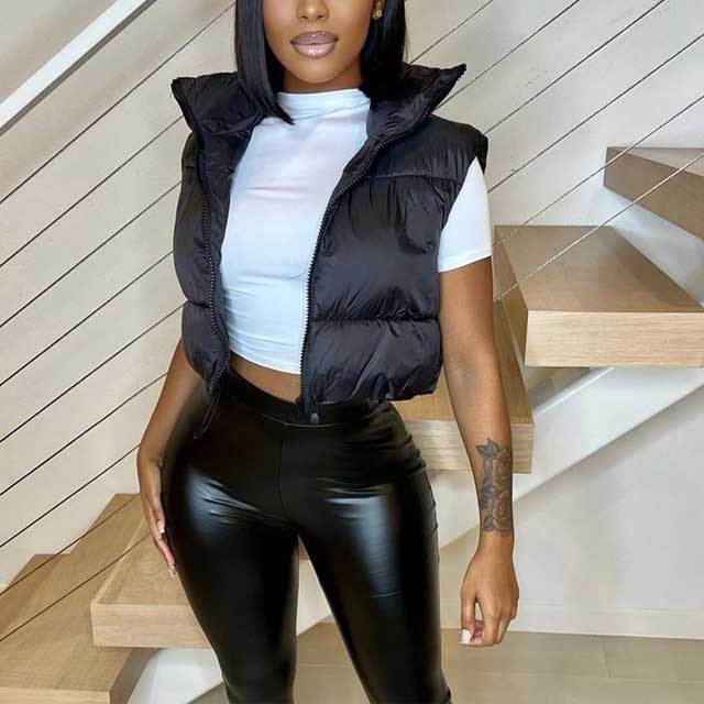 Two Way Sleeveless Down Jacket