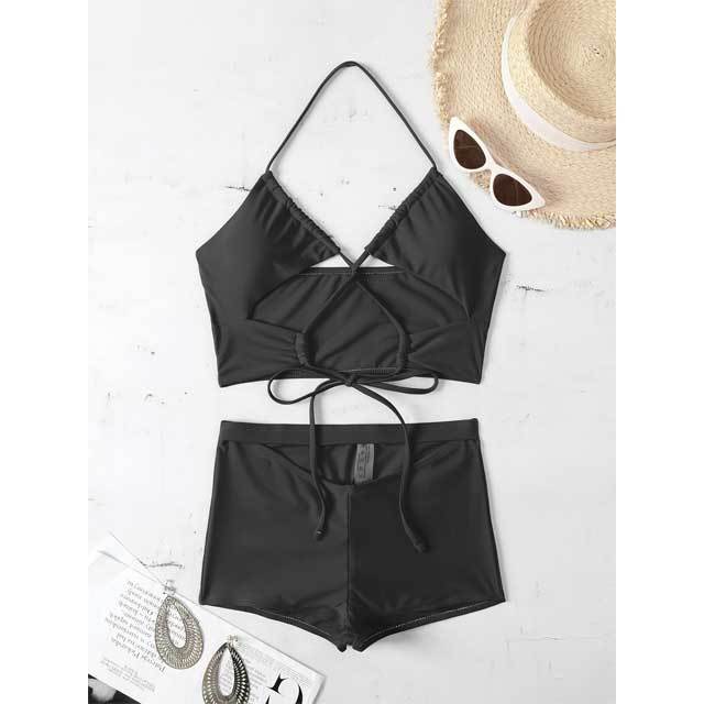 Strappy Swimsuit Set