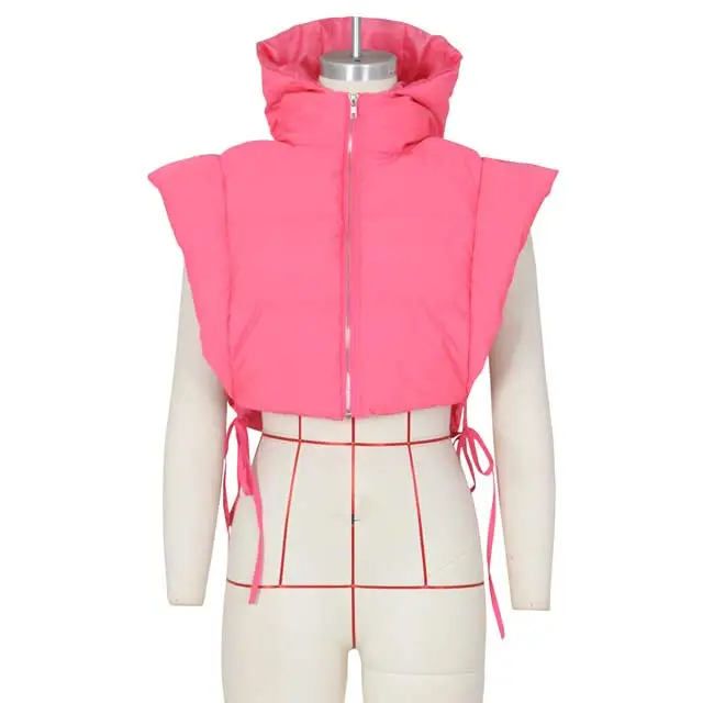 Zipper Vest Puffer Jacket