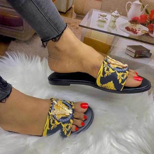 Designer Chic Flat Sandals