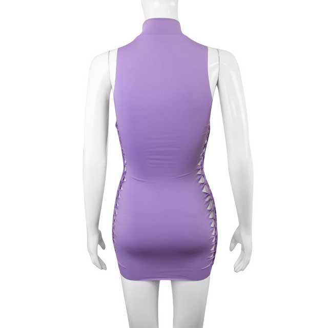 Hollow Out Sleeveless Bodycon Dress