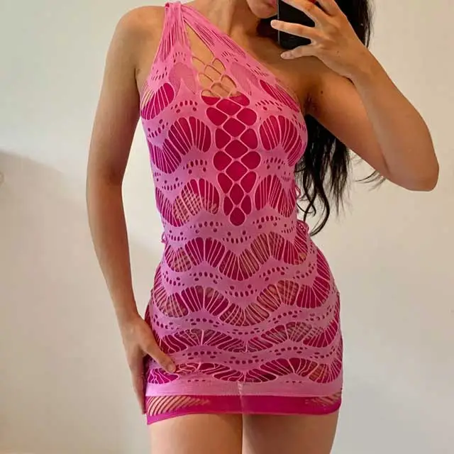 See Through Hollow Out Lingerie Dress