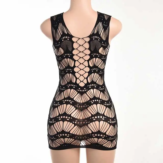 See Through Hollow Out Lingerie Dress