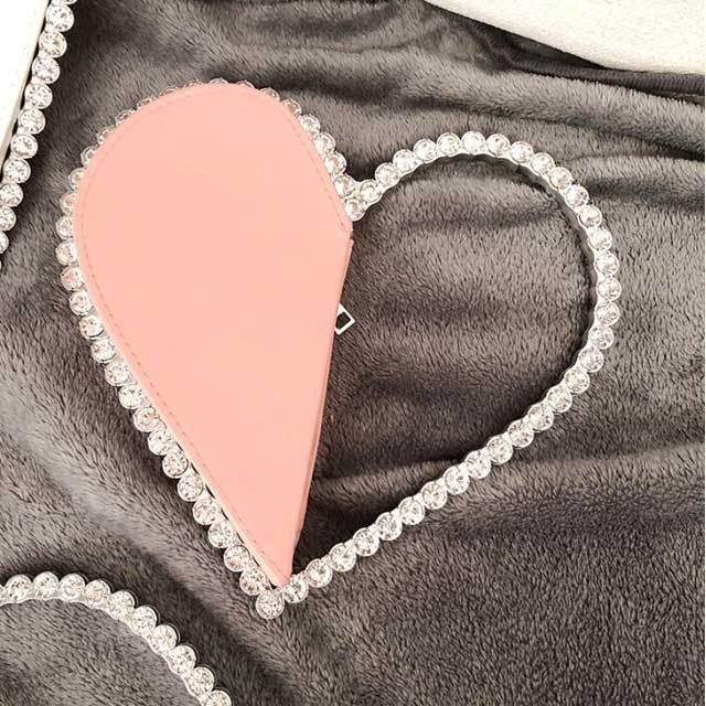 Heart-Shaped Diamond Clutch