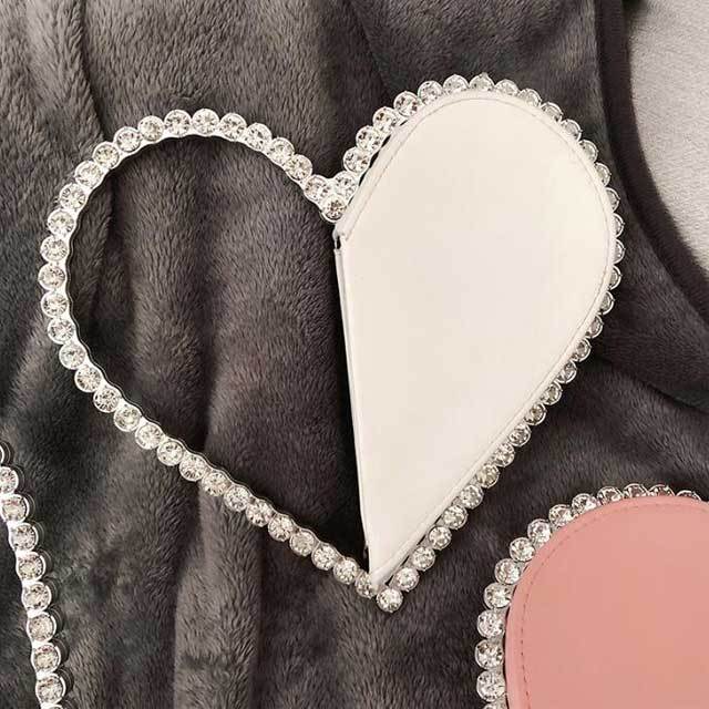 Heart-Shaped Diamond Clutch